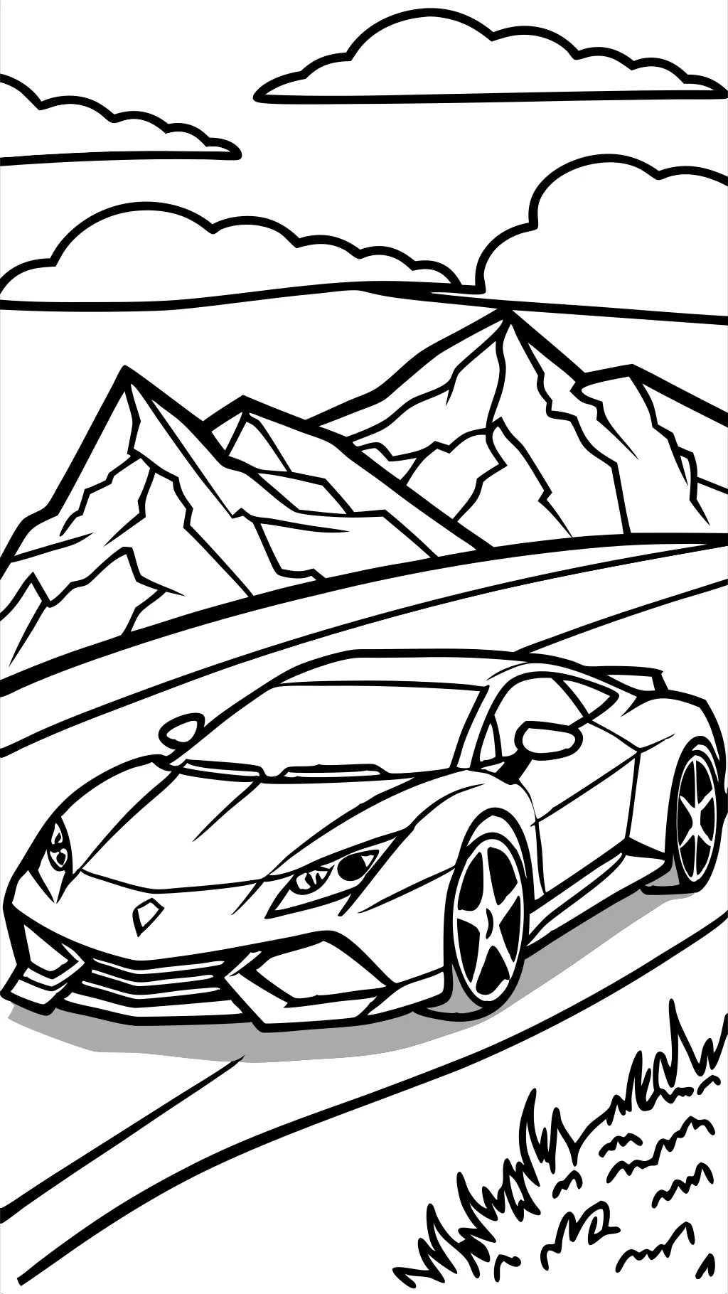 lamborghini coloring pages